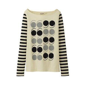 House Industries x Uniqlo Quotation Marks Black Striped Typography TShirt Font L